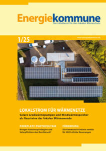 Titelseite der Zeitschrift Energiekommune 1/25